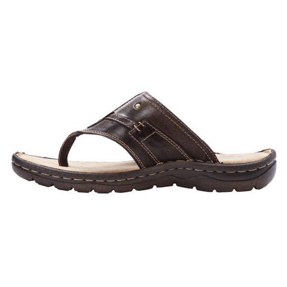 New Mens Propet JONAS coffee sandal - Picture 3 of 6